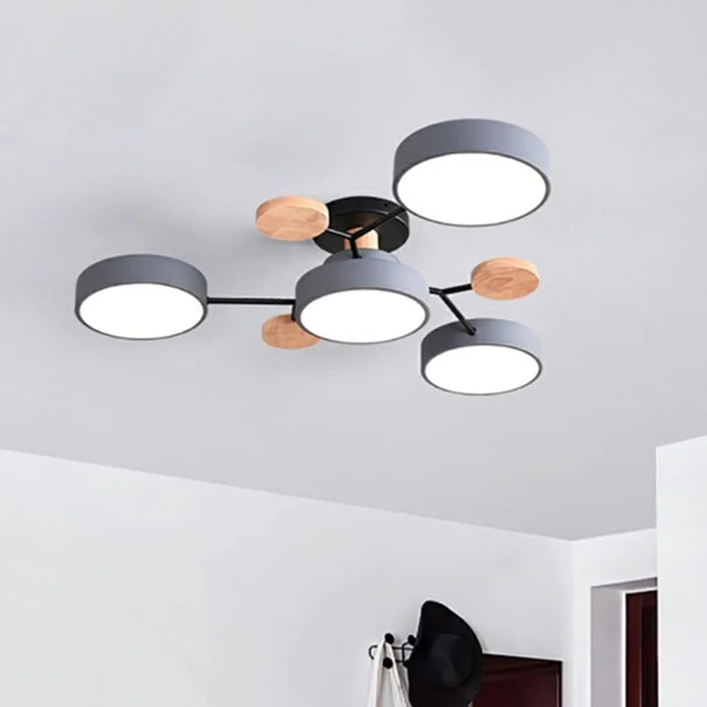 Ceiling Light | Dimmable & Color-Changing | Multi-Point 4-7 Lights | Modern Living Room
