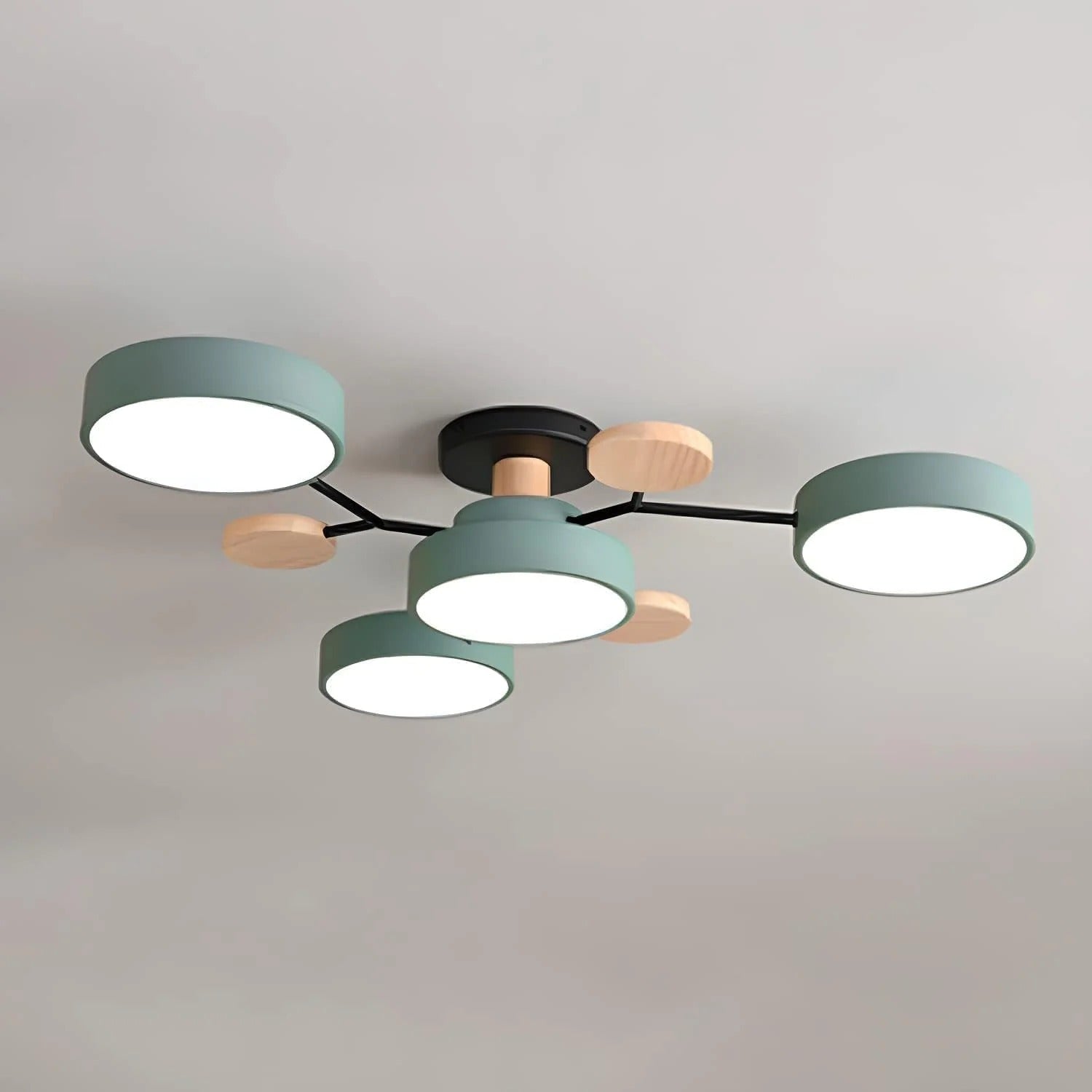 Ceiling Light | Dimmable & Color-Changing | Multi-Point 4-7 Lights | Modern Living Room
