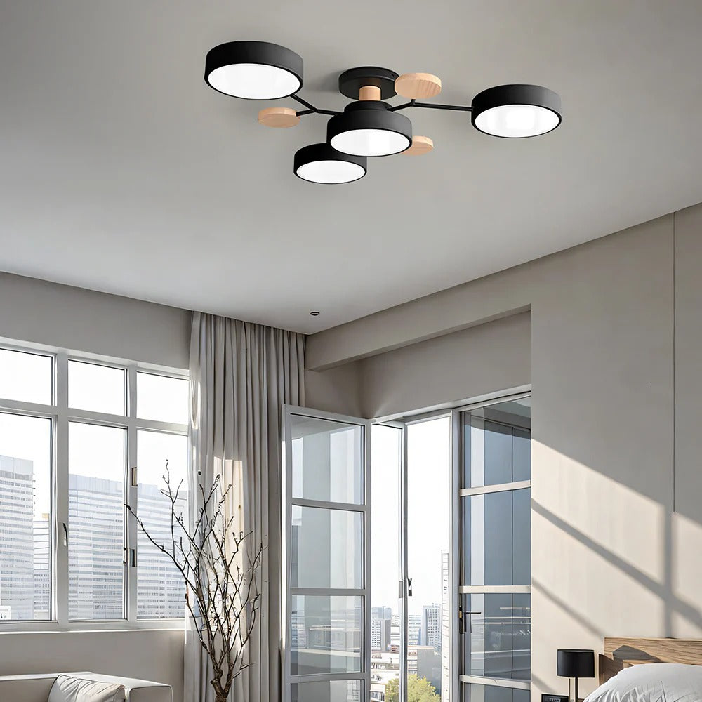 Ceiling Light | Dimmable & Color-Changing | Multi-Point 4-7 Lights | Modern Living Room