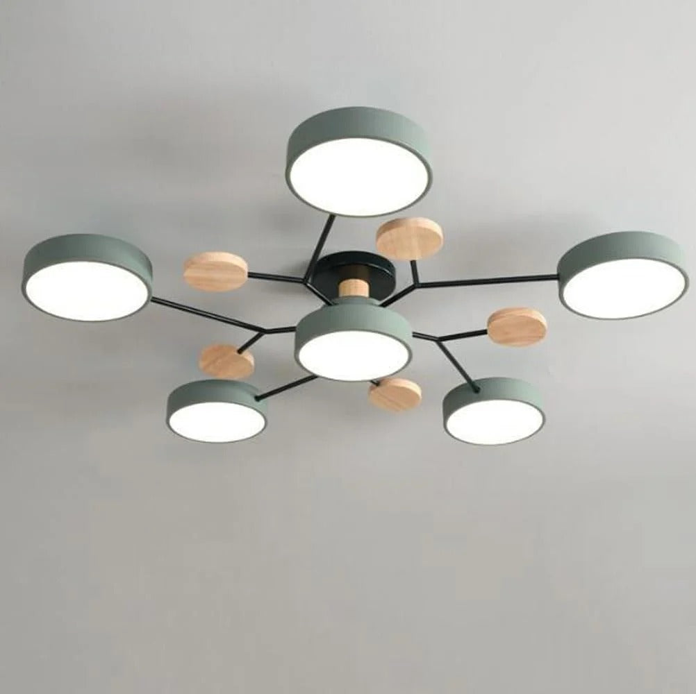 Ceiling Light | Dimmable & Color-Changing | Multi-Point 4-7 Lights | Modern Living Room