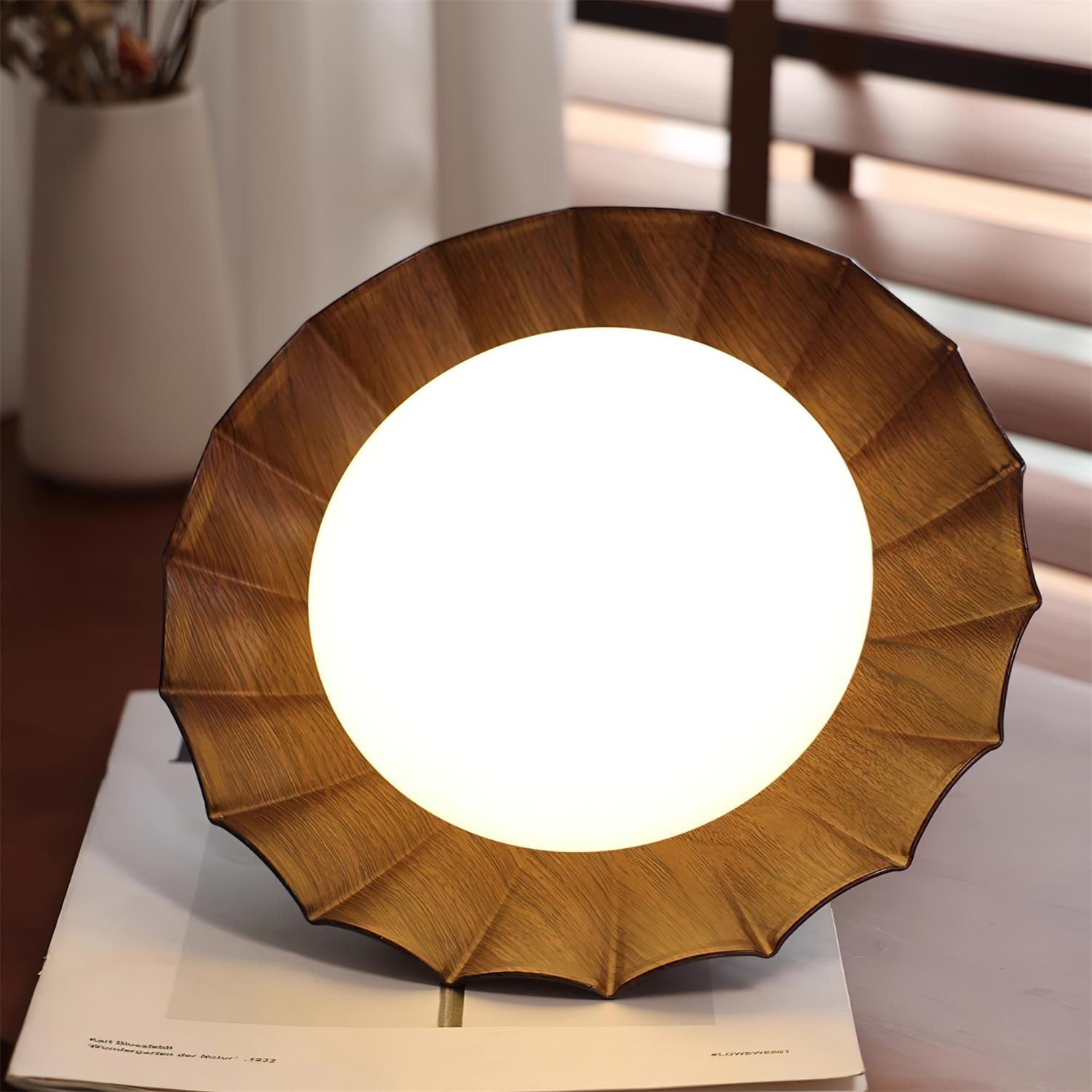 Ceiling Light | Sculptural Wavy Cloud Design | Integrated LED | 25cm Diameter, Moisture-Resistant