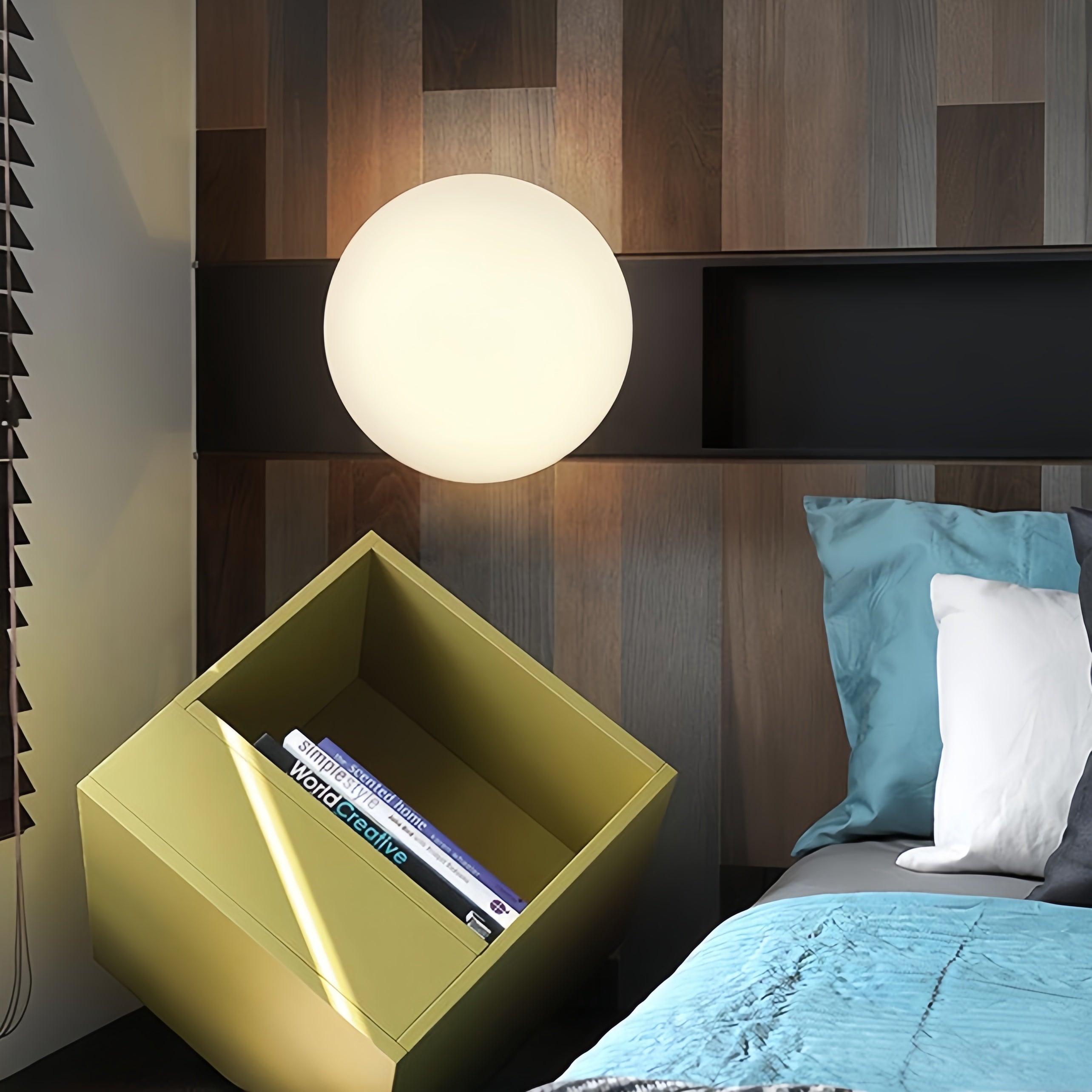 Ceiling Pendant Lamp | Bubble-Shaped Design | Flush-Mounted Low-Profile | Ambient Glow