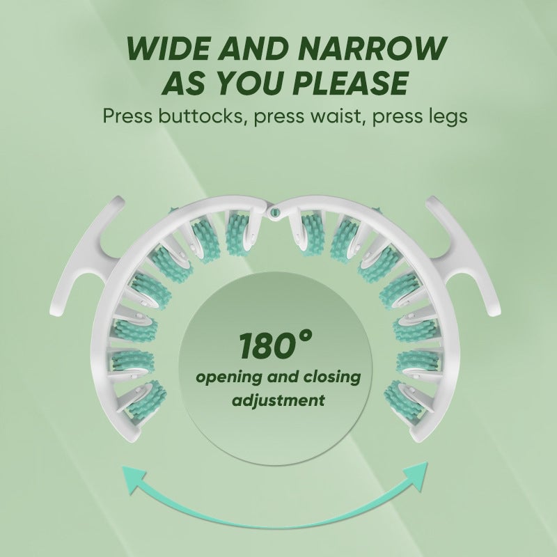 Cellulite Massage Roller | 360° Deep-Tissue Massage | Adjustable Width & Removable Handle