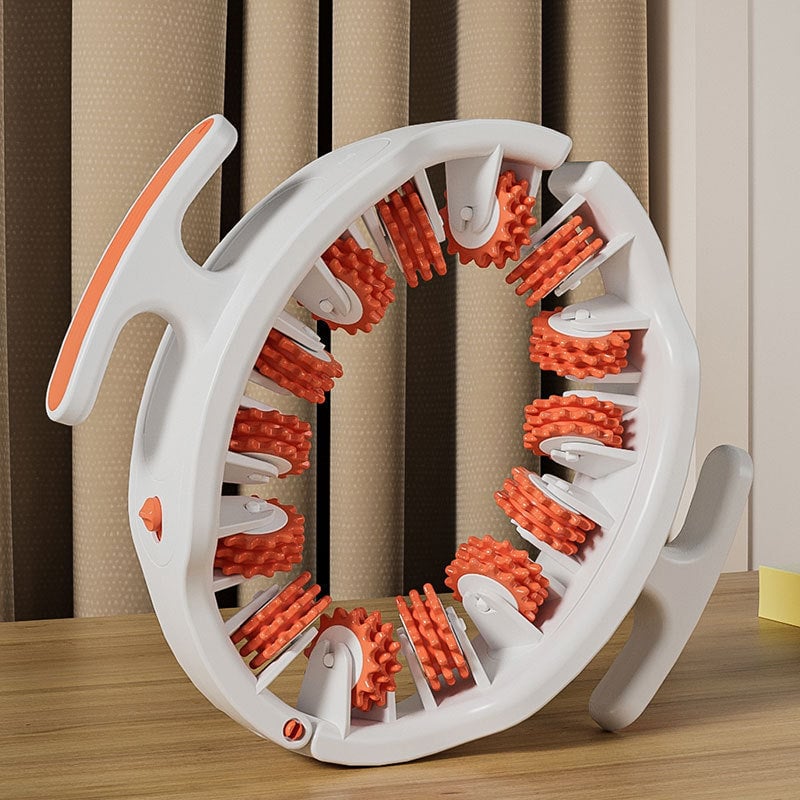Cellulite Massage Roller | 360° Deep-Tissue Massage | Adjustable Width & Removable Handle