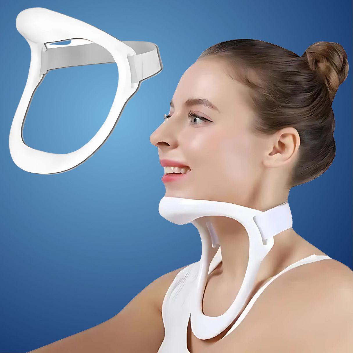 Cervical Collar | Adjustable Support | Foam & Breathable Fabric | Neck Pain Relief