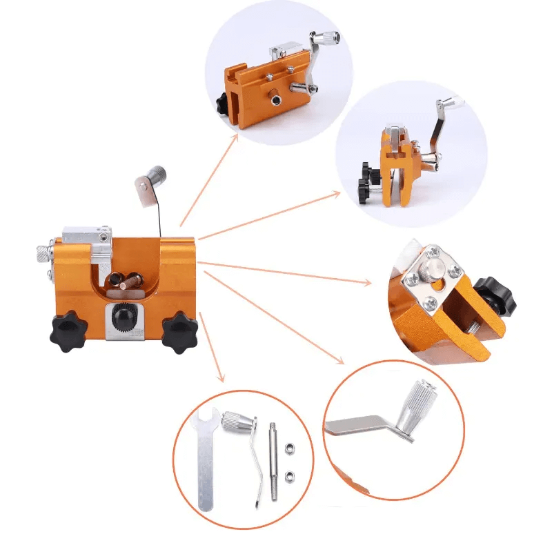 Chainsaw Chain Sharpener | 30° Precision Angle | Anodized Aluminum | Universal Fit