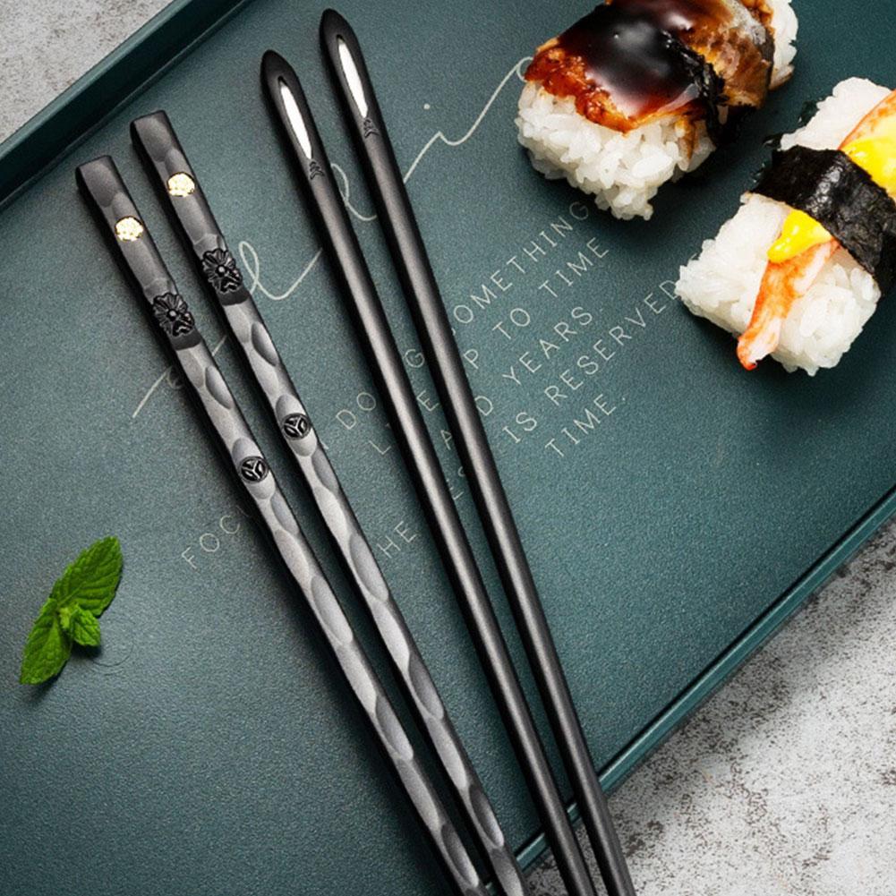 Chopstick Set | Refined Non-Slip Design | Dishwasher Safe | 5 Pairs