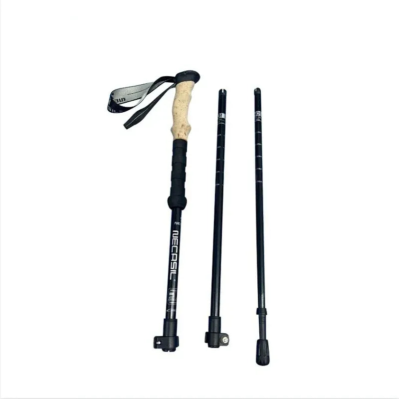 Collapsible Hiking Poles | Lightweight Aluminum | Extendable to 135cm | Comfort & Stability