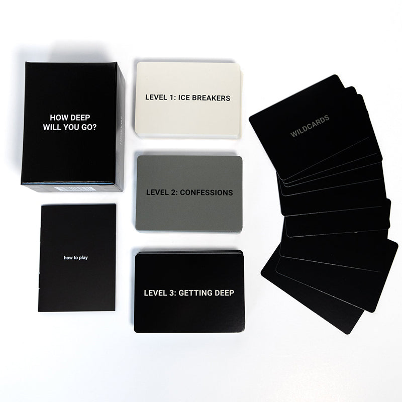 Conversation Card Game | Deep-Connection Questions | 99 Question & Challenge Cards | Date Night
