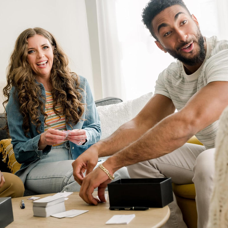 Conversation Card Game | Deep-Connection Questions | 99 Question & Challenge Cards | Date Night