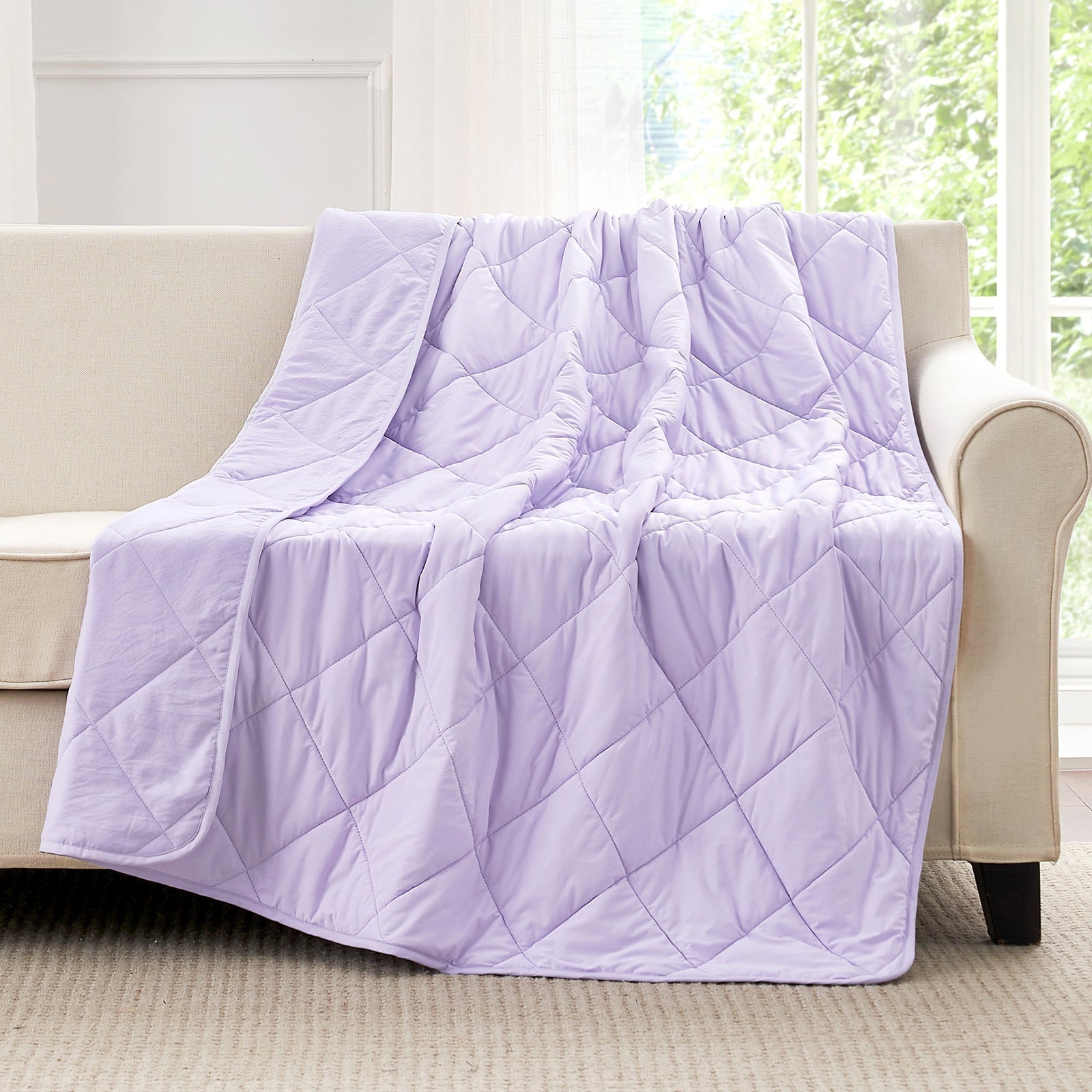 Cooling Blanket for Hot Sleepers | Japanese Cooling Fabric | Dual-Sided Cloud Quilted