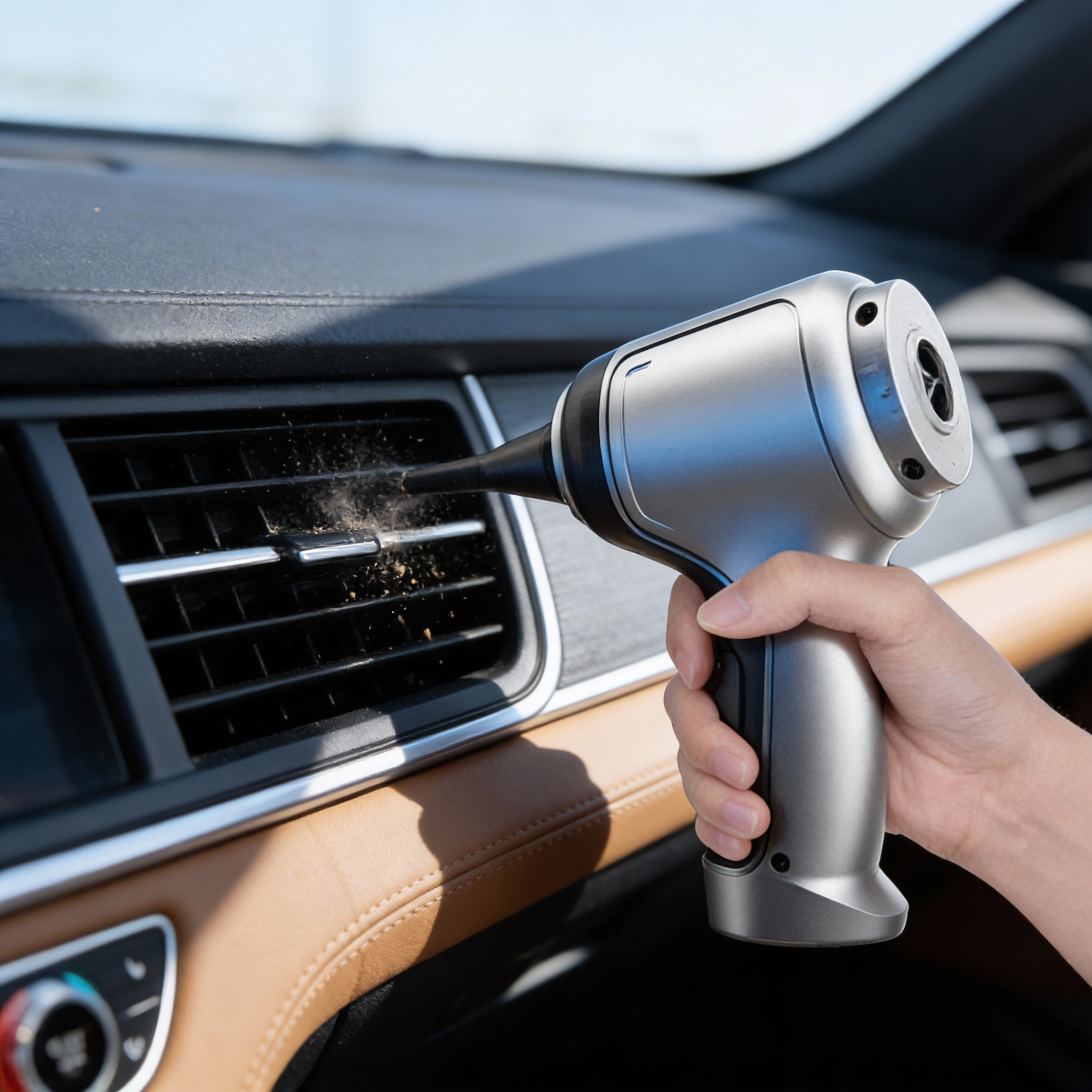Cordless Car Vacuum Cleaner | Powerful Suction | Rechargeable Battery & Multiple Attachments