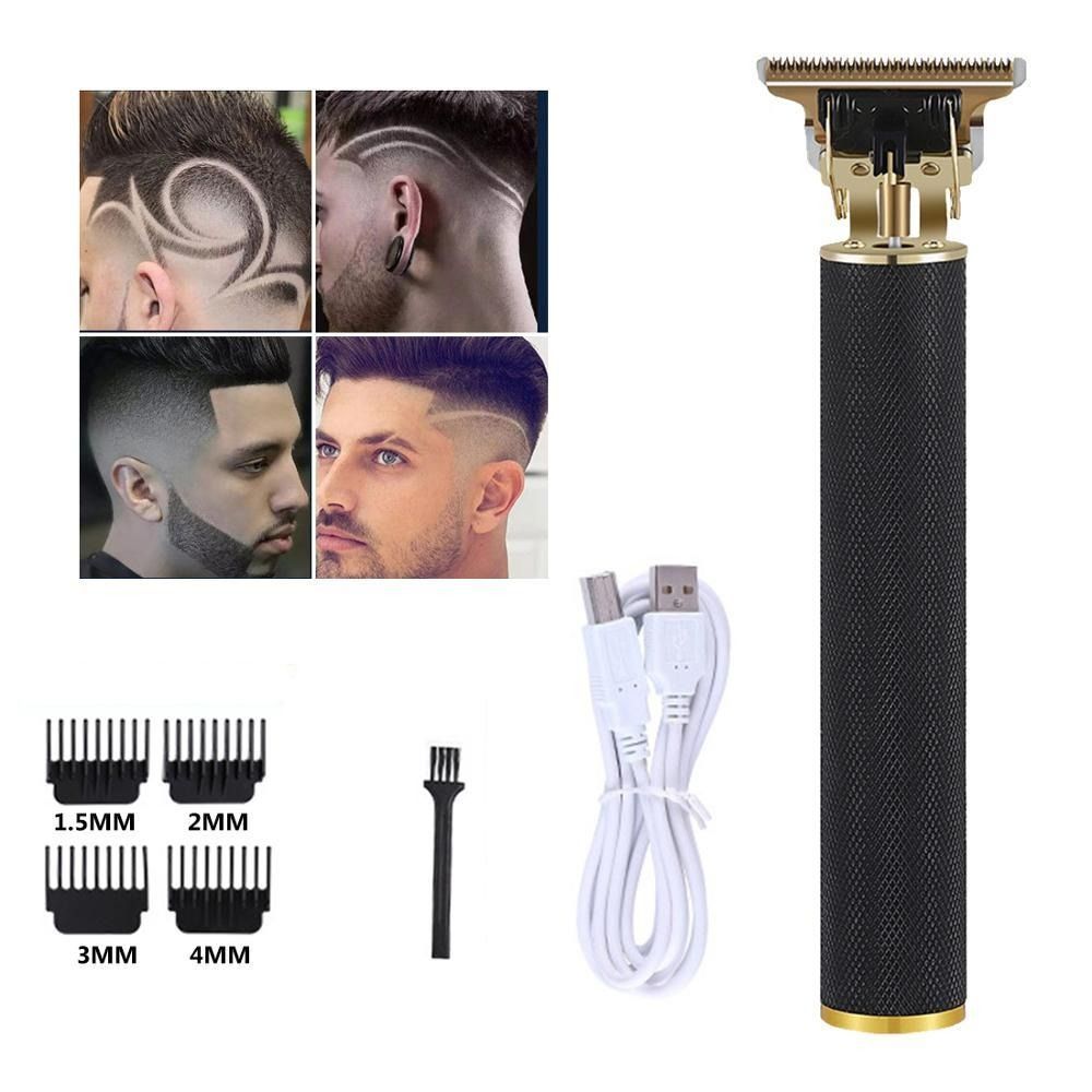 Cordless T-Blade Trimmer | Precision Beard & Hair Styling | USB Rechargeable | Comfortable Grip