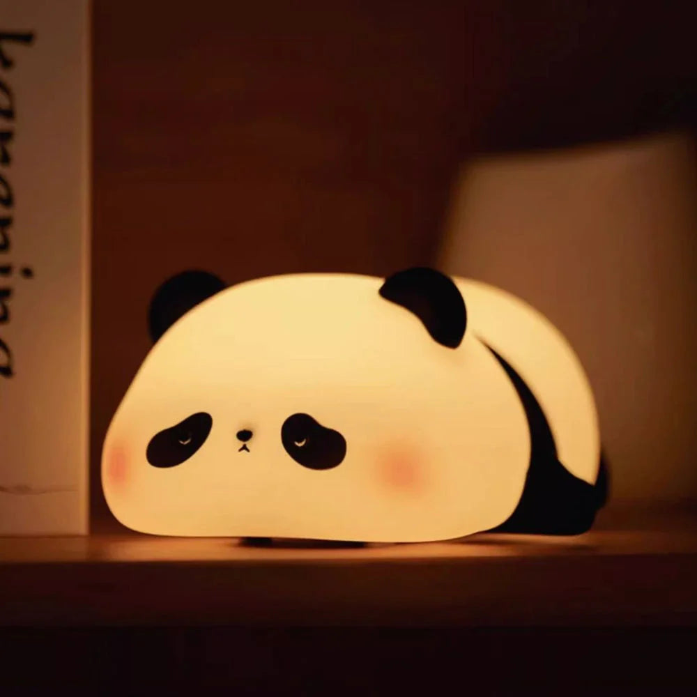 Cute Animal LED Night Lamp | Touch & Squeeze Control | Rechargeable Battery | Soothing Ambience