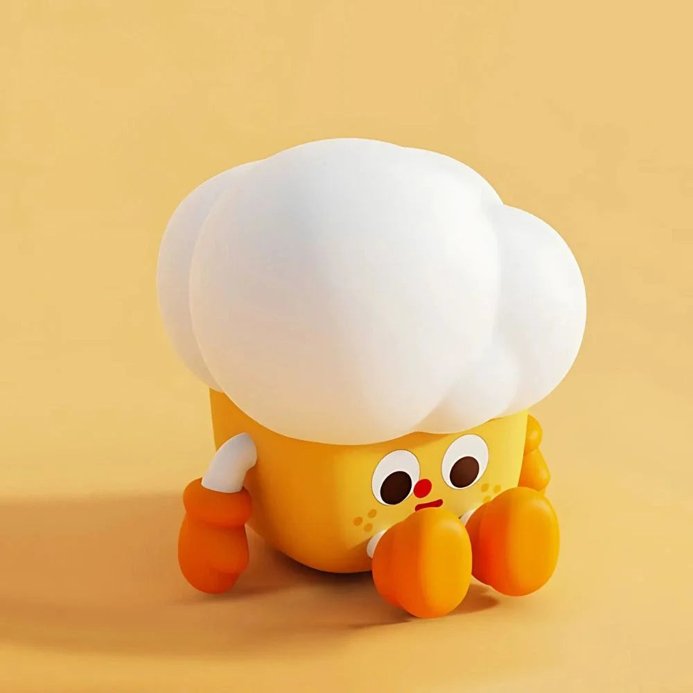 Cute Animal LED Night Lamp | Touch & Squeeze Control | Rechargeable Battery | Soothing Ambience