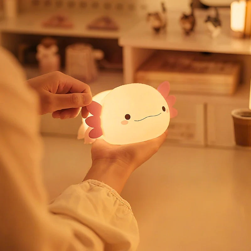 Cute Animal LED Night Lamp | Touch & Squeeze Control | Rechargeable Battery | Soothing Ambience