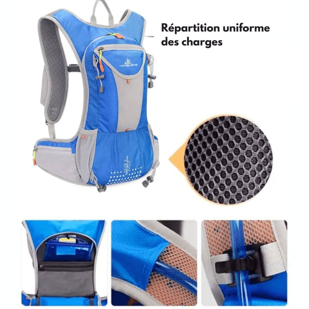 Cycling Backpack | Integrated Hydration | 2L Bladder Compatible | Ultralight Breathable Design