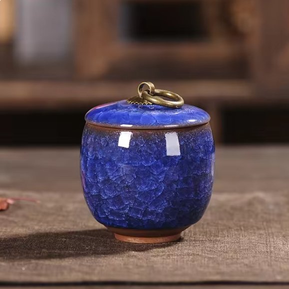 Dog & Cat Urn | Handcrafted Ceramic Cat-Shaped | Waterproof & Durable | Keepsake Memorial
