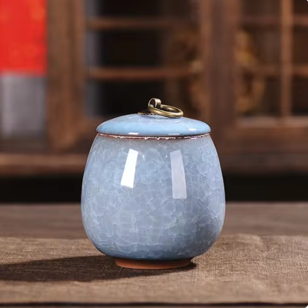 Dog & Cat Urn | Handcrafted Ceramic Cat-Shaped | Waterproof & Durable | Keepsake Memorial