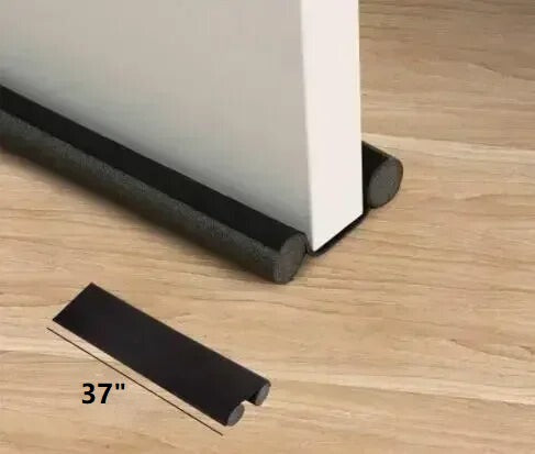 Door Draft Stopper | Weatherproof Foam Seal | 37 in Length | Peel-and-Stick Adhesive