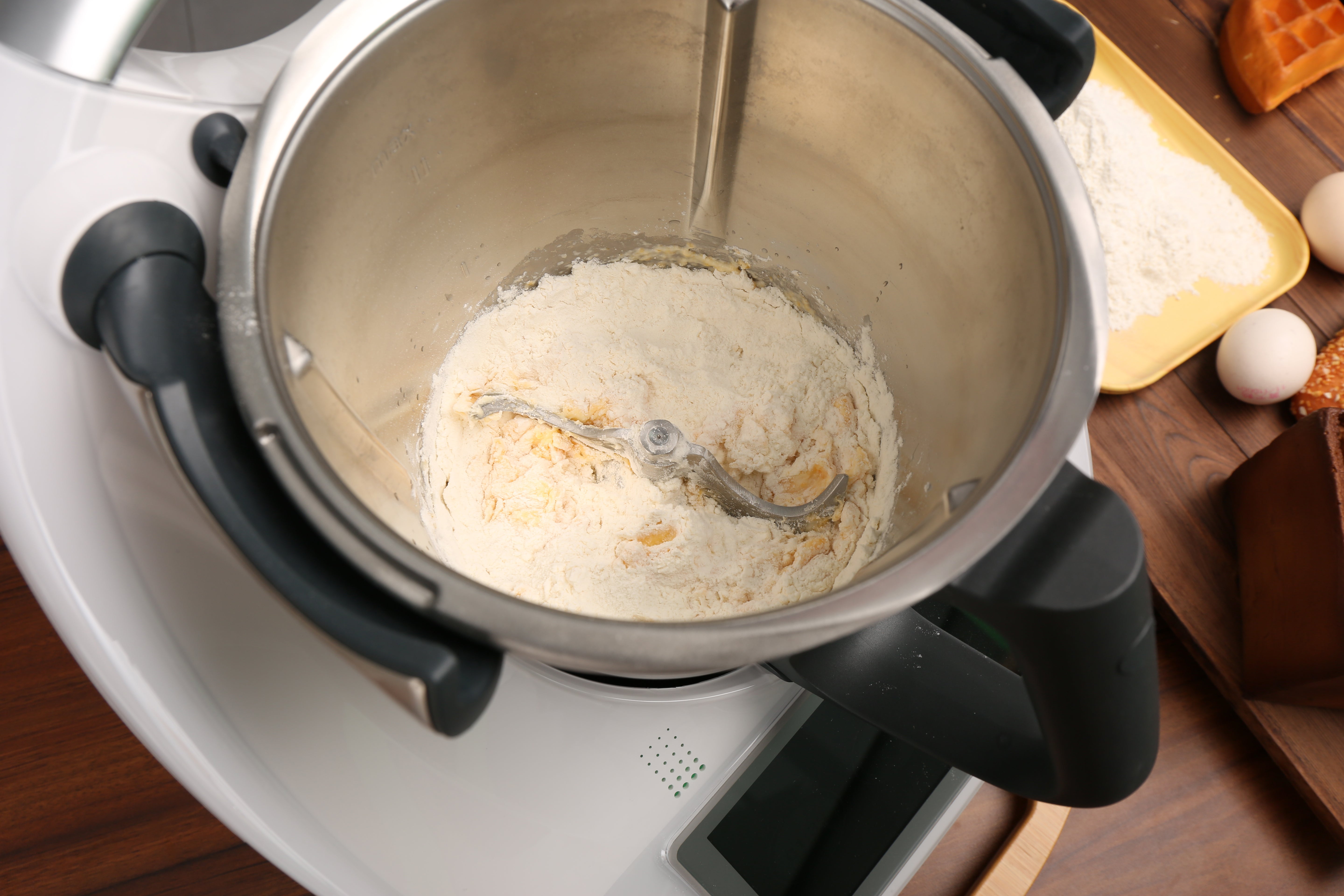Dough Knife Attachment for Food Processors | Stainless Steel Blade | Easy-Clean with Brushes