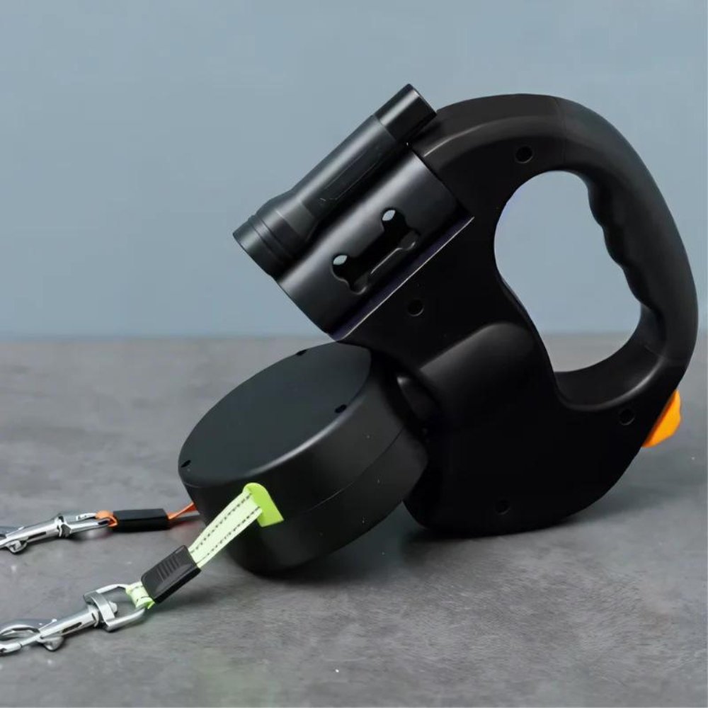 Dual Dog Leash | Tangle-Free Swivel Design | Durable Lightweight Construction | Comfortable Control