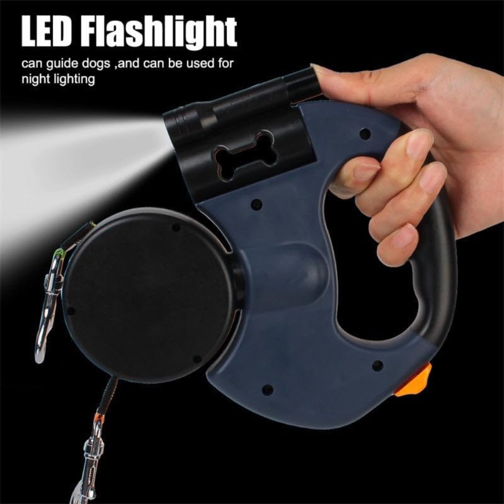 Dual Dog Leash | Tangle-Free Swivel Design | Durable Lightweight Construction | Comfortable Control