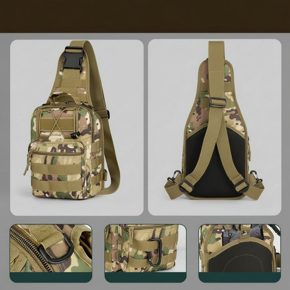 Emergency Preparedness Kit | 262-Piece First Aid & Survival | Carbon Steel Tools, Molle Bag