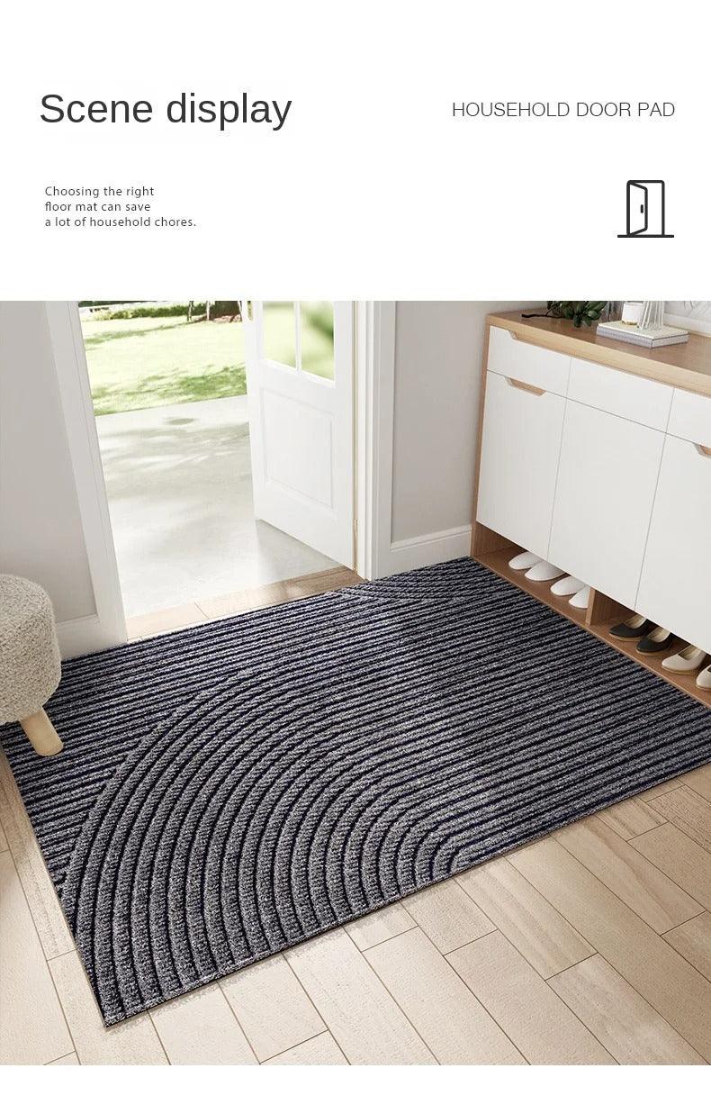 Entrance Door Mat | Non-Slip Textured Dirt-Trapping Surface | Indoor & Outdoor Use | Easy to Clean