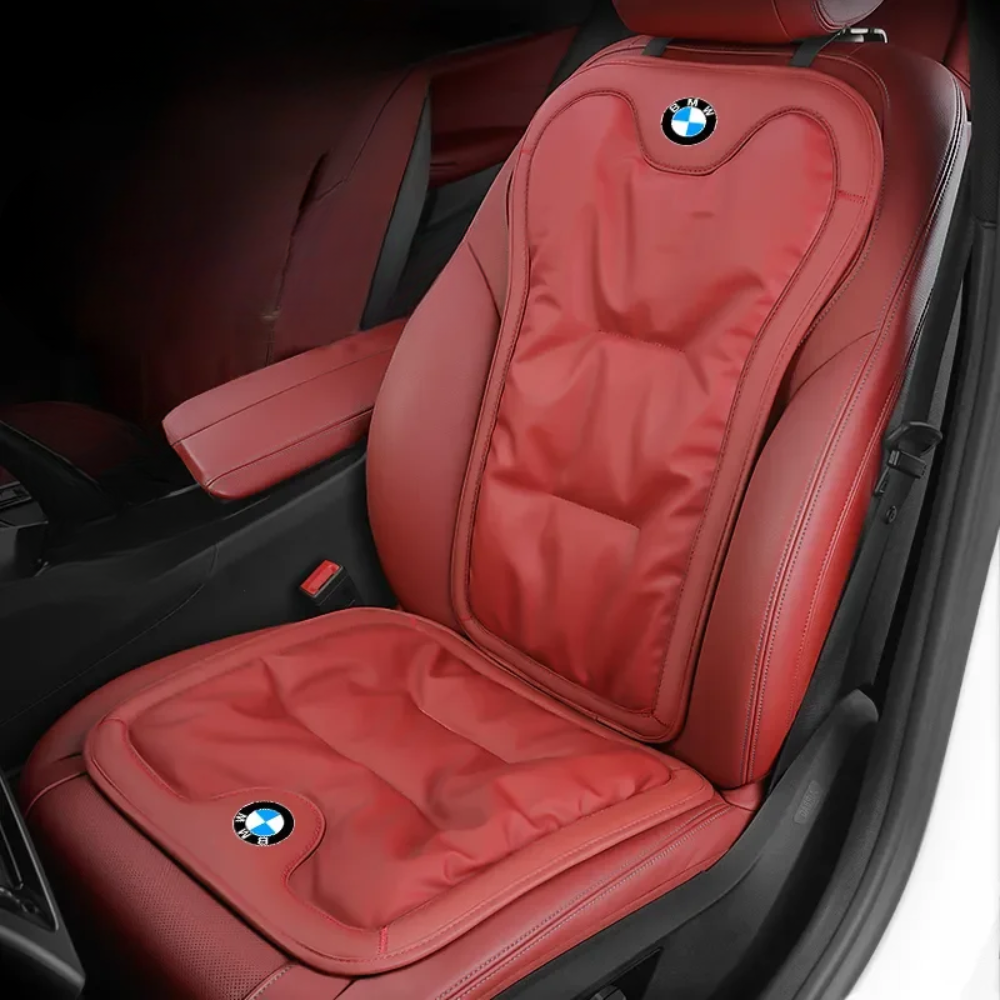 Ergonomic Car Seat Pad | Lumbar Support & Contoured Design | Breathable, Washable Cover
