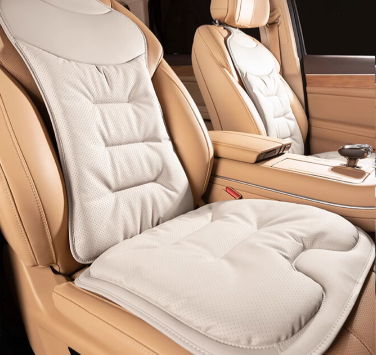 Ergonomic Car Seat Pad | Lumbar Support & Contoured Design | Breathable, Washable Cover
