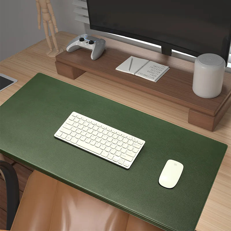 Ergonomic Desk Mat for Office & Gaming | Wrist & Elbow Support | PU Leather Non-Slip Surface