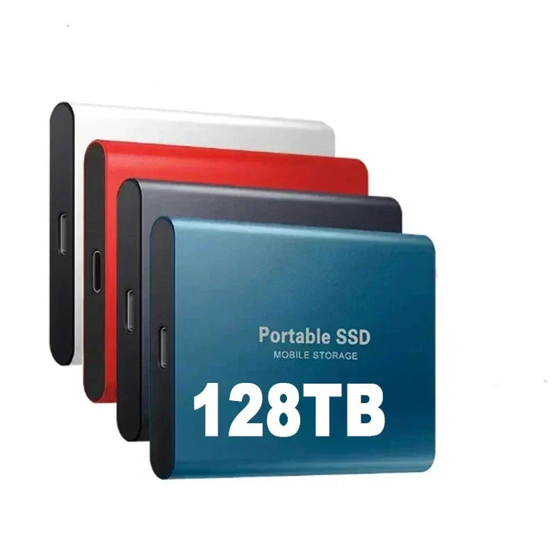 External SSD 128TB | Ultra-Fast Data Transfer | Aluminum Case & Compact Design