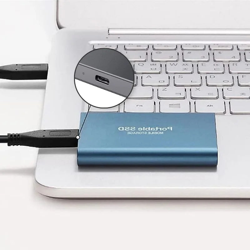External SSD | High-Speed | Aluminum Casing & Shock Resistant | PC & Console Compatible