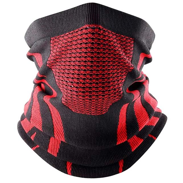 Face Mask & Neck Gaiter | Breathable Mesh Panel | Soft Elastic Knit | Cold Weather
