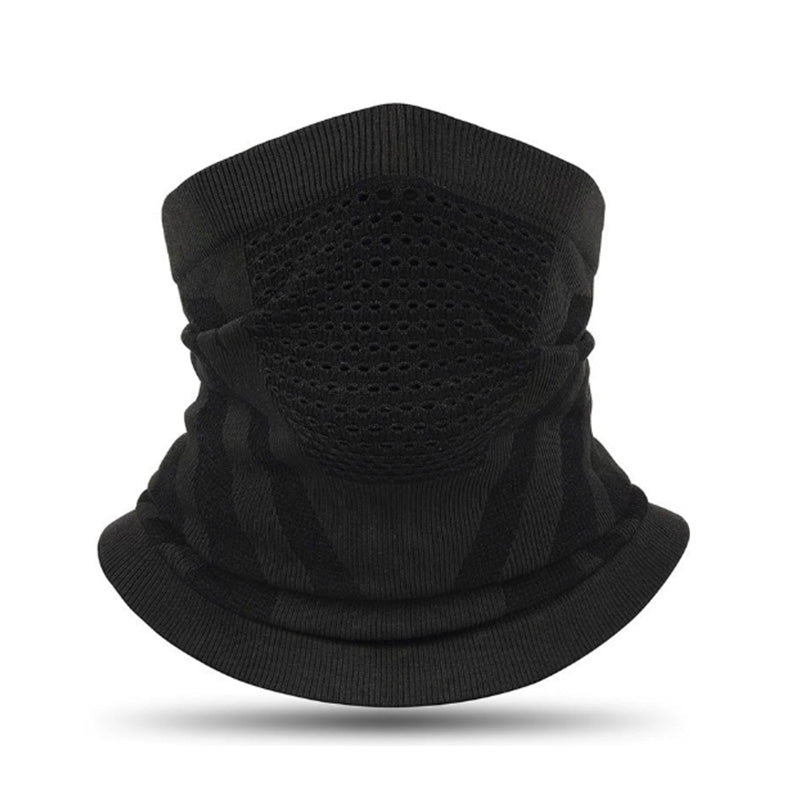 Face Mask & Neck Gaiter | Breathable Mesh Panel | Soft Elastic Knit | Cold Weather
