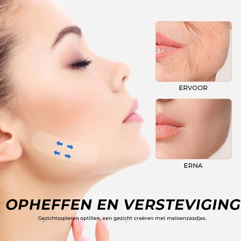 Facelift Tape | Invisible Slim Waterproof Adhesive | 40 Pieces | Instant Skin Firming