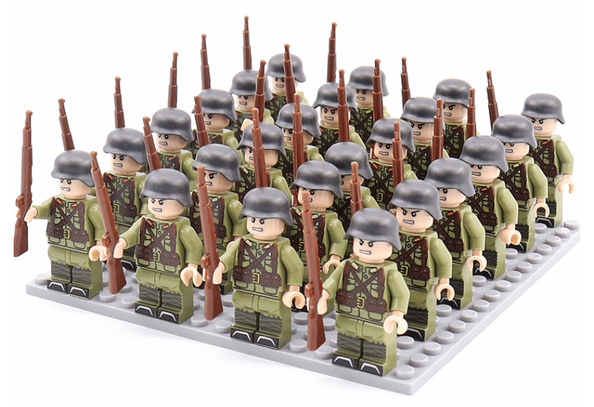 Figure Block Set for Kids & Collectors | 21-Piece Historical Figures | Accessories