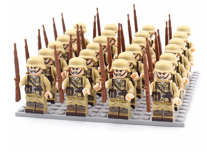 Figure Block Set for Kids & Collectors | 21-Piece Historical Figures | Accessories