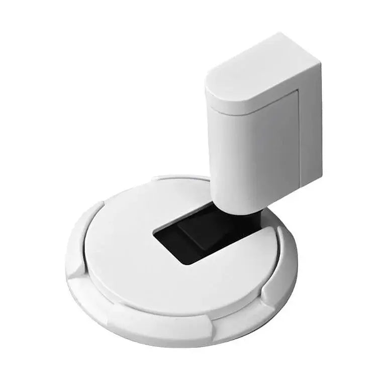Floor Door Stopper | Press-to-Lock Mechanism | Durable Zinc Alloy | 2-Pack