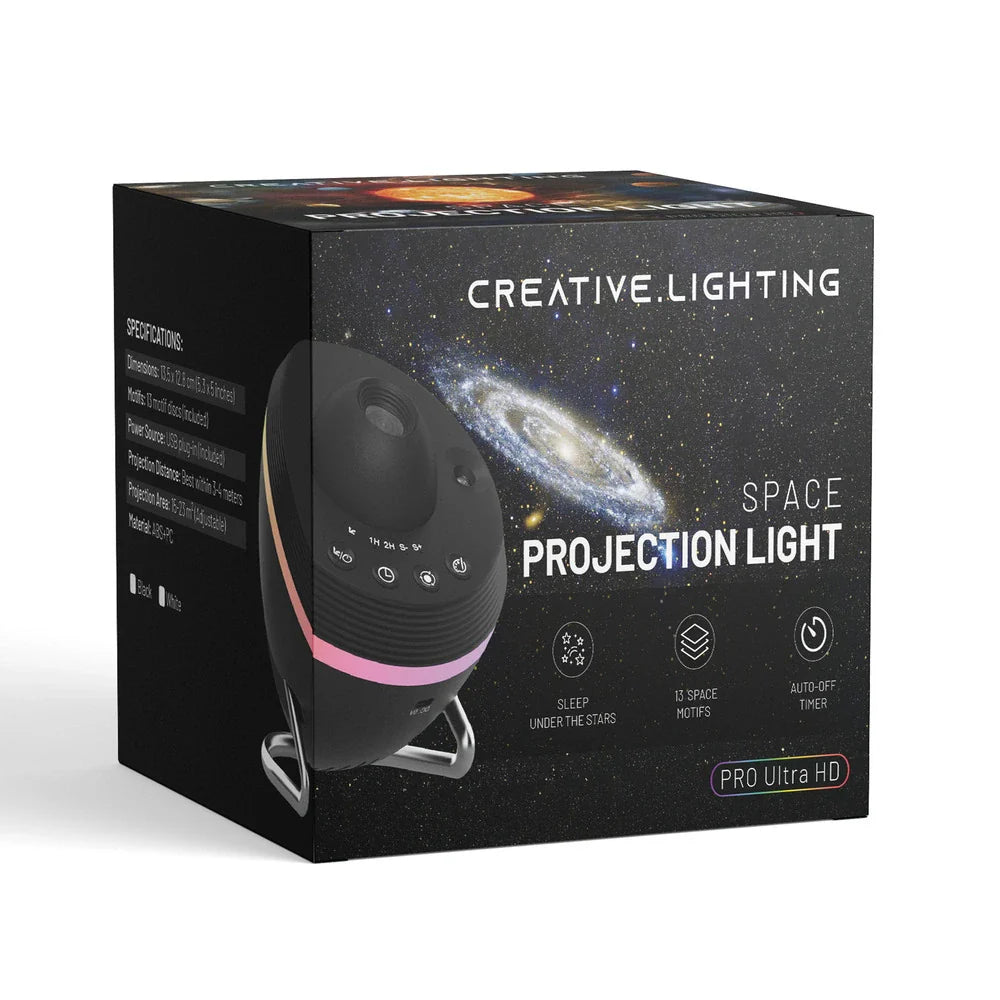 Galaxy Star Projector | Immersive Cosmic Projection | 13 Themes, Timer & USB Powered
