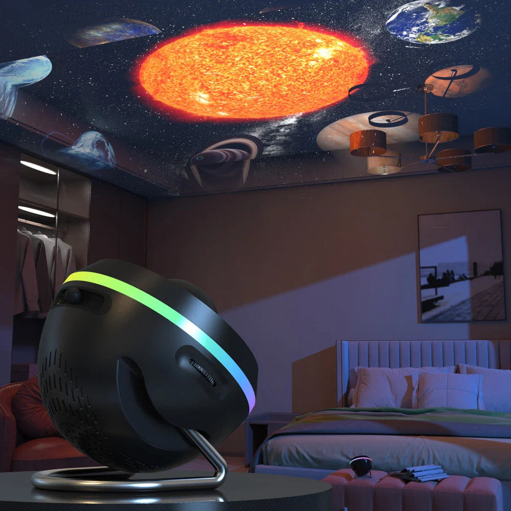 Galaxy Star Projector | Immersive Cosmic Projection | 13 Themes, Timer & USB Powered