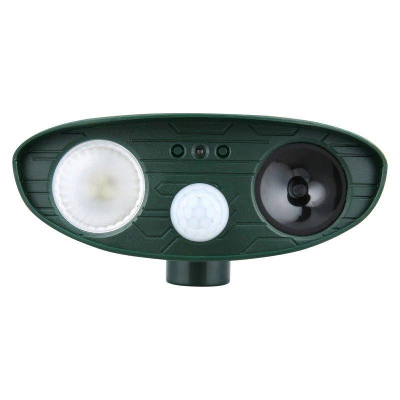 Garden Rabbit Repeller | Solar Powered | Ultrasonic & Flashing LED | 30 ft Range