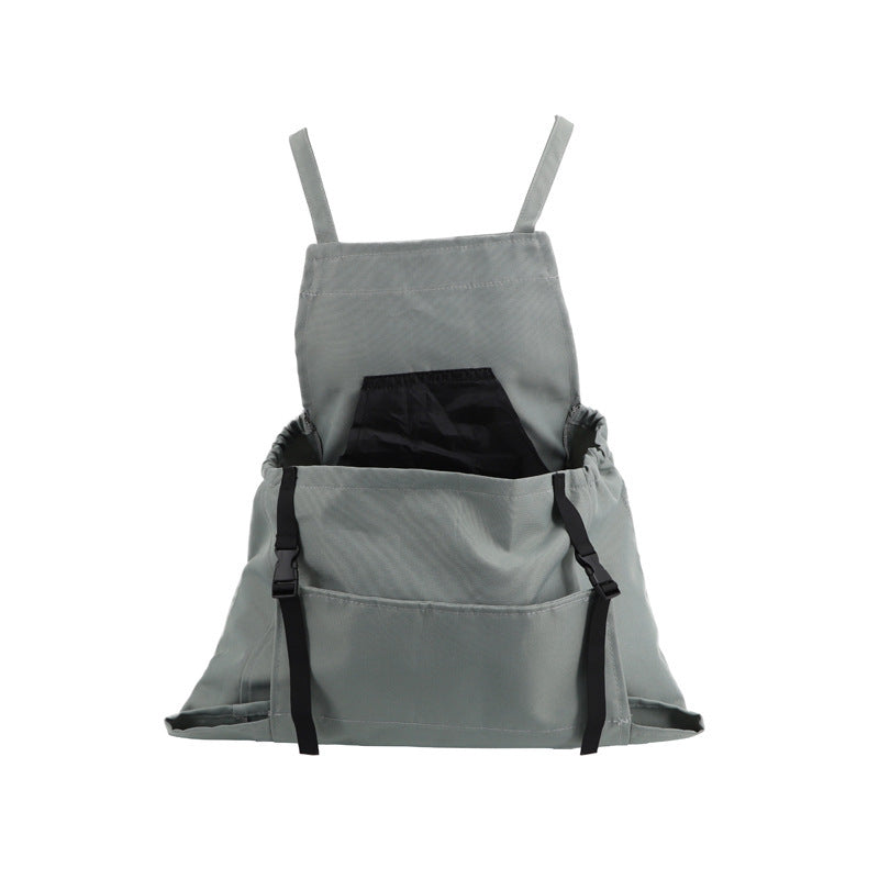 Gardening Apron | Waterproof Oxford Fabric | Chest & Kangaroo Pockets | Adjustable Cross-Back Fit