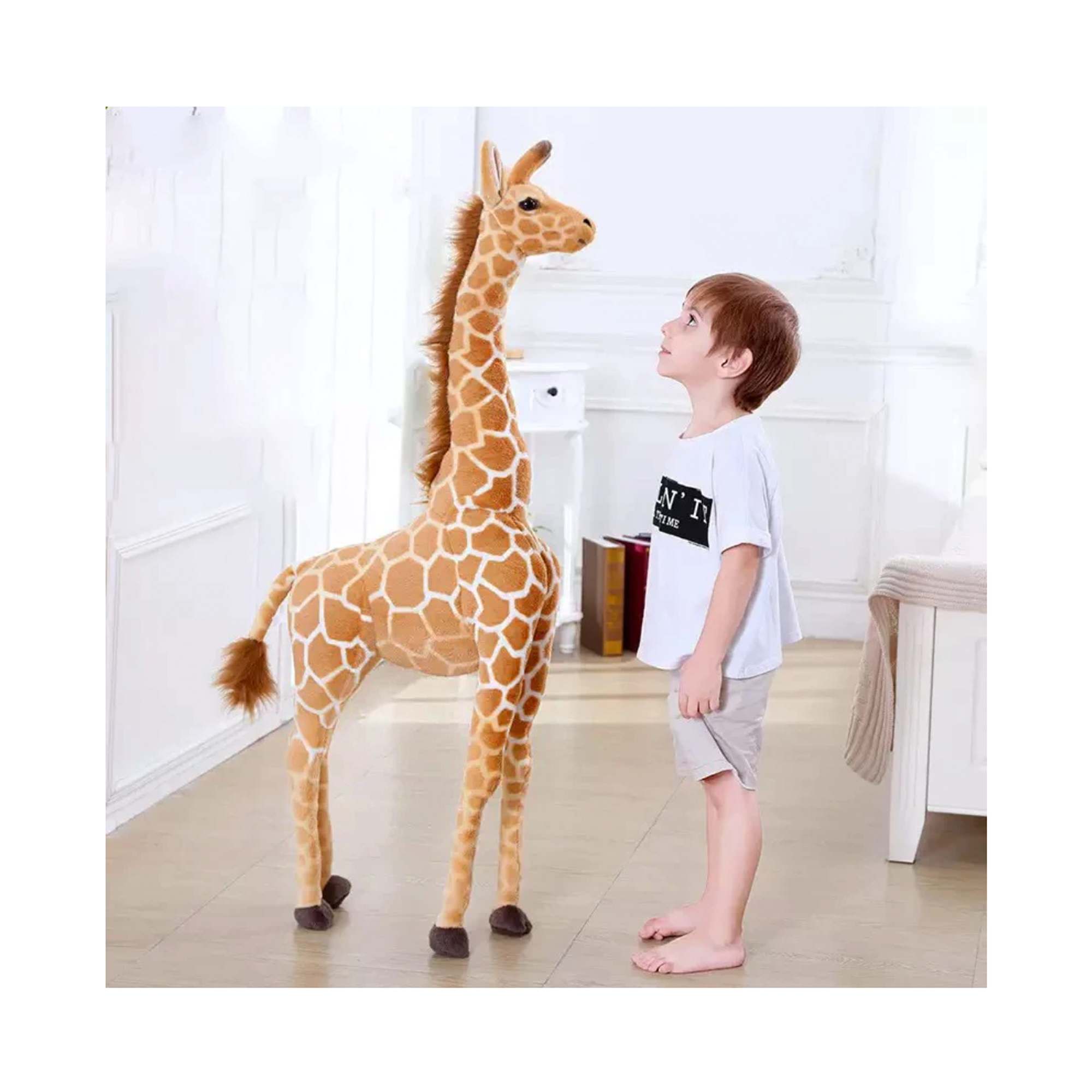 Giant Plush Giraffe Toy for Kids | Oversized Realistic Design | Ultra-Soft Plush Cuddly Companion