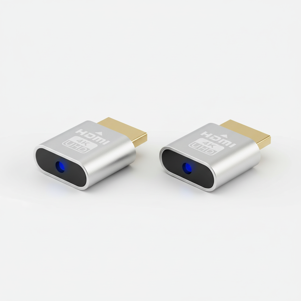 HDMI Virtual Display Dongle | 4K Support | Plug-and-Play, No Driver | Compact Design