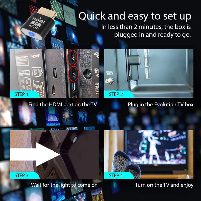 HDMI Virtual Display Dongle | 4K Support | Plug-and-Play, No Driver | Compact Design