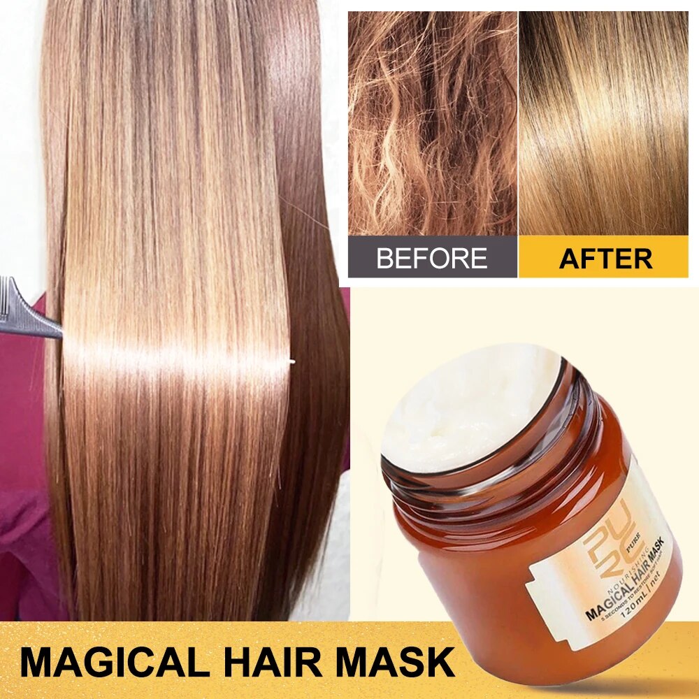 Hair Mask for Dry, Frizzy Hair | Instant Repair & Shine | Plant-Derived Formula | Deep Hydration