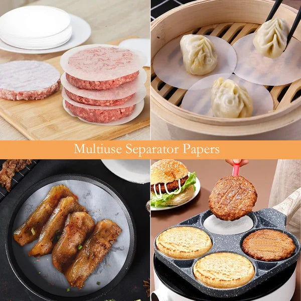 Hamburger Press | Ergonomic Hand Press | Stainless Steel & Non-Stick | Dishwasher Safe
