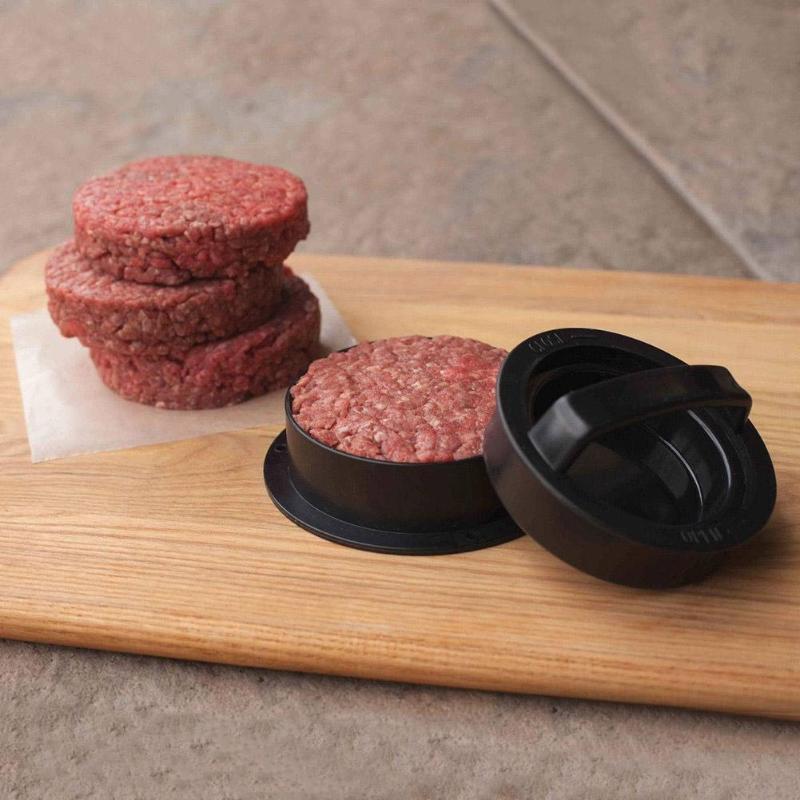 Hamburger Press | Removable Mold Base & Slider Mold | Non-Stick Finish | Compact 5 in